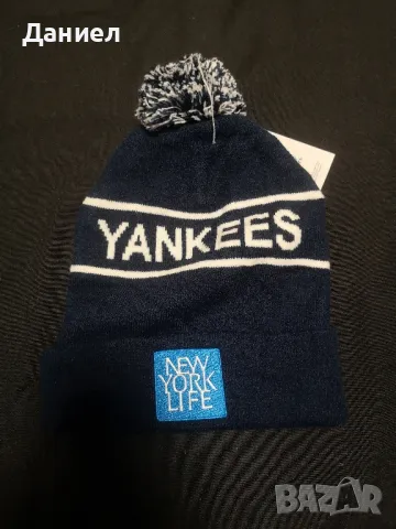 Зимна шапка на New York Yankees , снимка 4 - Шапки - 49091799
