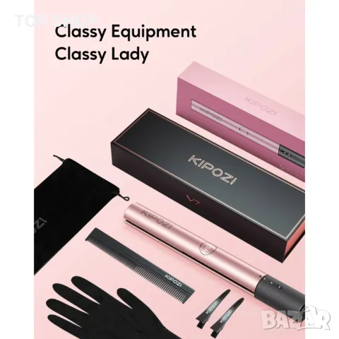 KIPOZI 2 в 1 Преса за коса и маша, снимка 5 - Преси за коса - 49157095