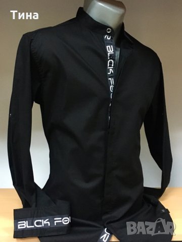 Елегантни мъжки ризи Black four, снимка 2 - Ризи - 27271722