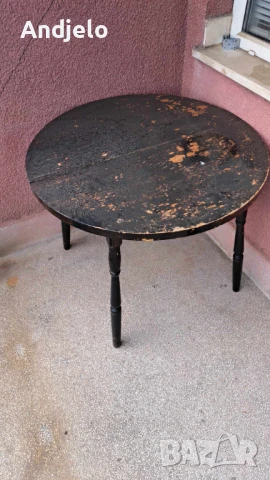 Масивна дървена маса, снимка 1