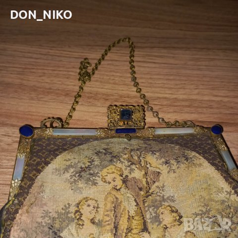 Френска дамска чанта Louis XVI 19-ти век, снимка 4 - Антикварни и старинни предмети - 40691834