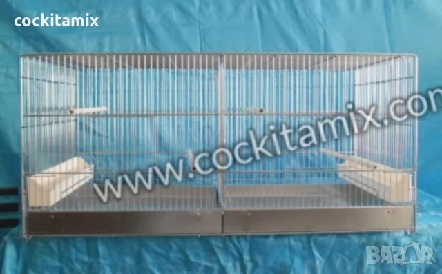 Волиера за птици с метално дъно 90 / 40 / 44см