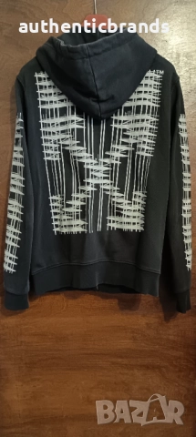 Off White c/o Virgil Abloh 2019 Graphic Print Hoodie L, снимка 5 - Спортни дрехи, екипи - 52691793