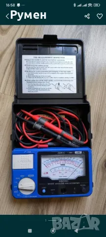 Японски аналогов тестер за измерване на изолационно съпротивление Hioki 3490