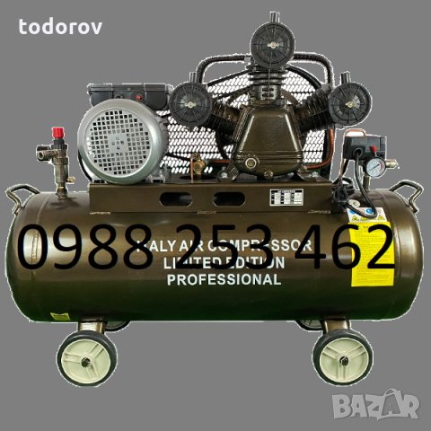 Компресор за въздух 100L italy 4НР / 3,0 кв -480 л/м 8 bara