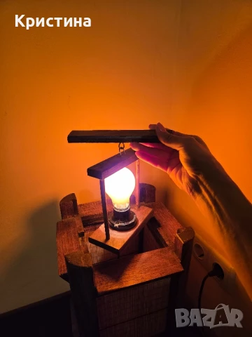 Нощна лампа, снимка 5 - Настолни лампи - 50709238