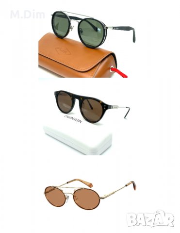 CALVIN KLEIN,Fossil,Polaroid три чифта луксозни нови слънчеви очила, снимка 1 - Слънчеви и диоптрични очила - 35637263