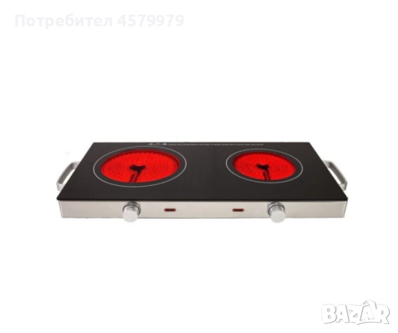 Котлон керамичен MHP-2022IS, двоен,1800W+1000W, снимка 2 - Котлони - 51687368