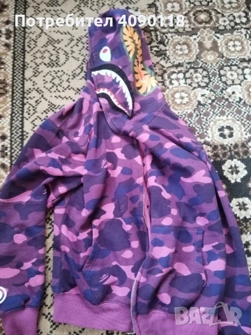 Bape hoodie, снимка 2 - Суичъри - 50504425