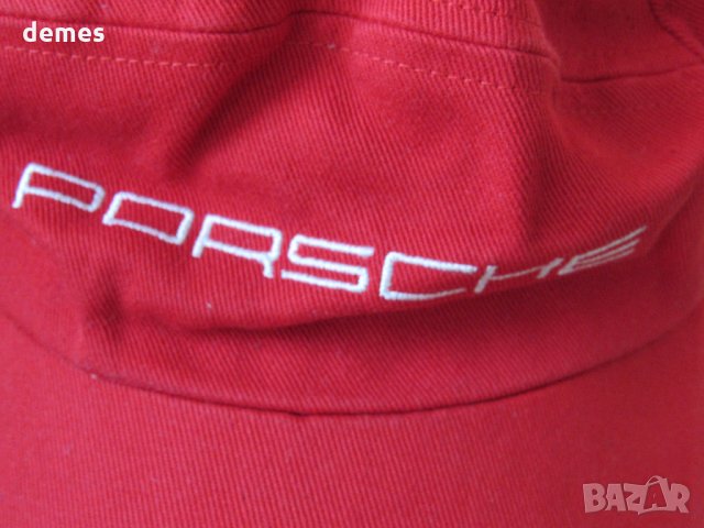  Бейзболна шапка с козирка Porsche, червена, снимка 2 - Шапки - 32524635