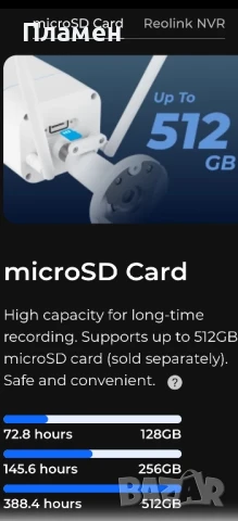 Reolink RLC‑811WA — Smart 8 MP (4K) Wi‑Fi камера с прожектори и 5×, снимка 8 - HD камери - 51146832