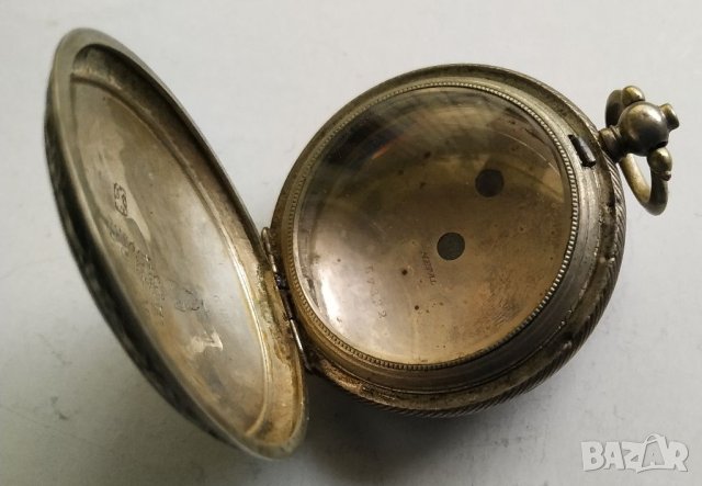 Сребърен корпус заТурски военен джобен часовник , снимка 11 - Джобни - 40448923
