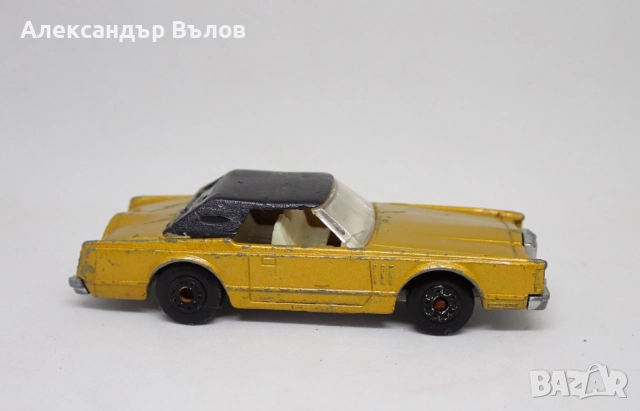 Lincoln Continental Mark V Matchbox Мачбокс България метална количка, снимка 6 - Колекции - 51583051