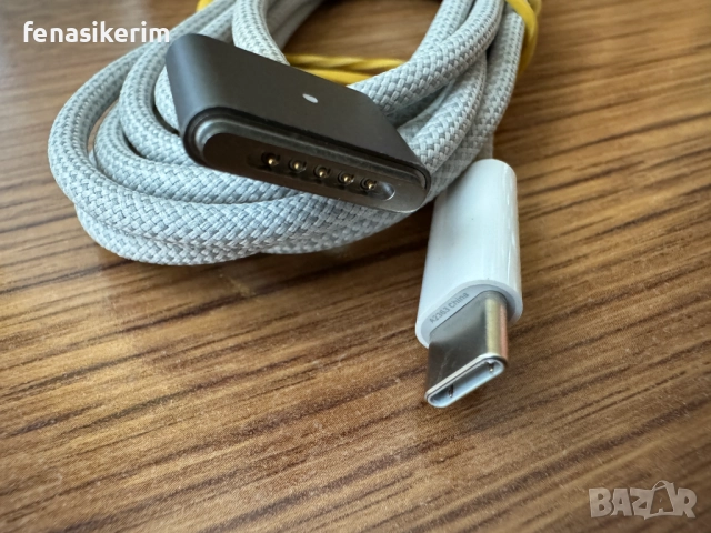 100% Oригинален кабел MagSafe 3 A2363 за Apple MacBook Pro Air, снимка 2 - Кабели и адаптери - 52545171