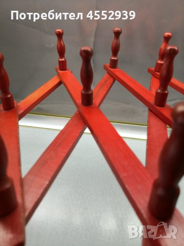 Дървена закачалка разтегателна, снимка 7 - Закачалки - 51658290