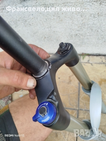 26 цола напълно работеща вилка за велосипед колело rock shox , снимка 4 - Части за велосипеди - 51638101