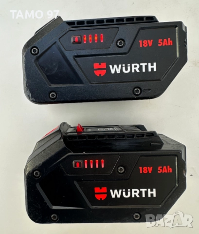 Wurth Li 18V/5.0Ah W-Connect - Акумулаторна батерия 18V 5.0Ah 2023г., снимка 3 - Други инструменти - 51852231