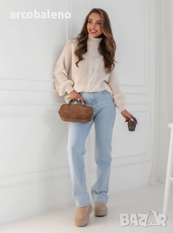 Дамски оувърсайз пуловер Marym, 4цвята , снимка 17 - Блузи с дълъг ръкав и пуловери - 52578943