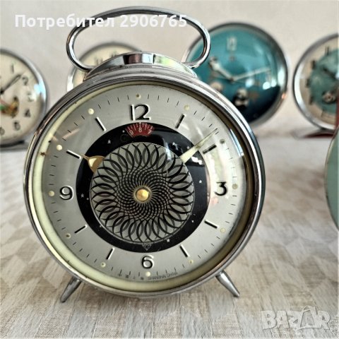 Часовник будилник анимиран стар  7бр. работещи, снимка 7 - Антикварни и старинни предмети - 38693553
