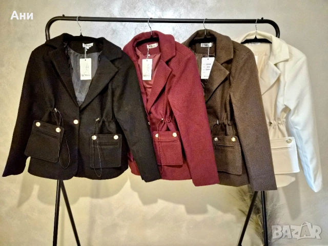 Разпродажба сако с връзки и златни копчета, снимка 3 - Палта, манта - 52030145