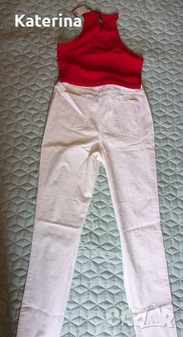 Панталон и къс топ, снимка 2 - Корсети, бюстиета, топове - 50165287