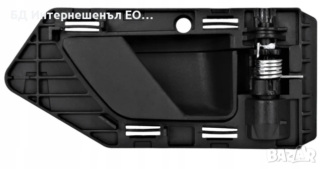 9143.95 Вътрешна дръжка за врата CITROEN BERLINGO, PEUGEOT PARTNER, Дясна врата, черна