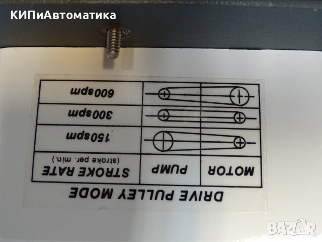 дозираща помпа Fluid-Metering-Inc 300-031R 220V 0-15ml/min, снимка 8 - Резервни части за машини - 37178083
