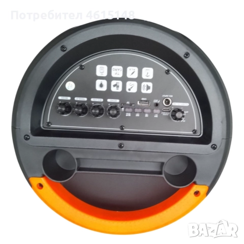Безжичен преносим високоговорител DPUS SZ-8336, 3 х 8 , мега бас ,USB зареждане, Bluetooth връзка, A, снимка 3 - Тонколони - 51977132