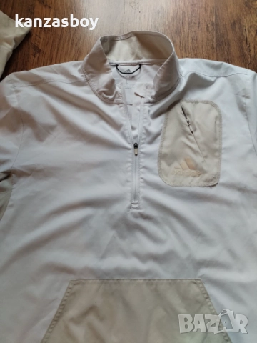 adidas Jacket Fast 1/2 ZIP - мъжка ръннинг ветровка Л, снимка 5 - Спортни дрехи, екипи - 52056269