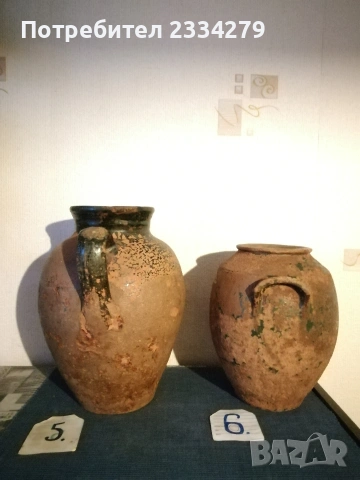 Стари глинени-каменни съдове от различни години и грънчари. , снимка 12 - Антикварни и старинни предмети - 52830110