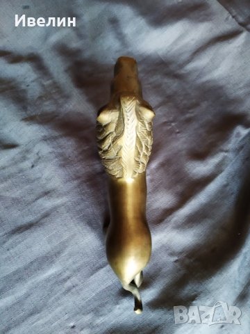 бронзова статуетка-лъв, снимка 5 - Антикварни и старинни предмети - 26547345