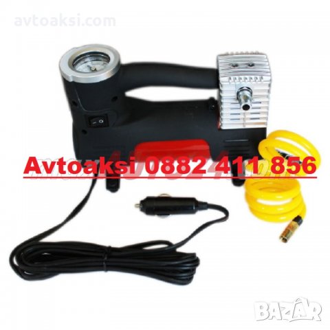 Компресор за помпане на гуми с фенер 12V -218, снимка 3 - Аксесоари и консумативи - 28744390