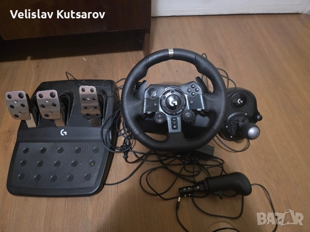 Logitech G923 trueforce , снимка 4 - Други игри и конзоли - 52336701