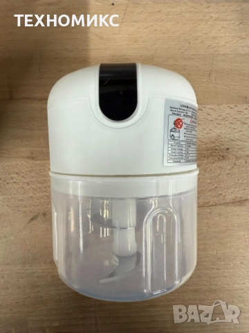 Електрическа резачка за чесън, мини преносима резачка, 250 мл, бяла, 8,3x13 см, снимка 10 - Аксесоари за кухня - 51839911