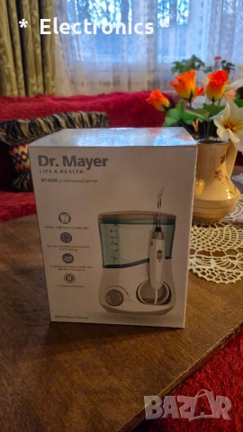 Зъбен душ Dr. Mayer WT6000, технологии One Touch и Multi Pulse