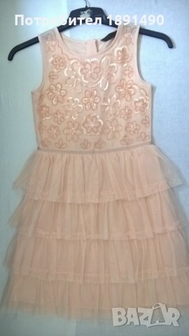 Елегантна рокля с подплата, снимка 1 - Детски рокли и поли - 26219642
