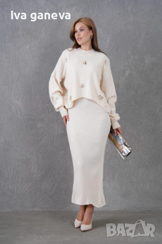 Рокля с пуловер 