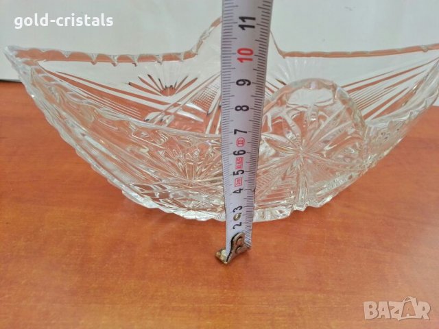 кристална купа фруктиера , снимка 5 - Антикварни и старинни предмети - 26647957
