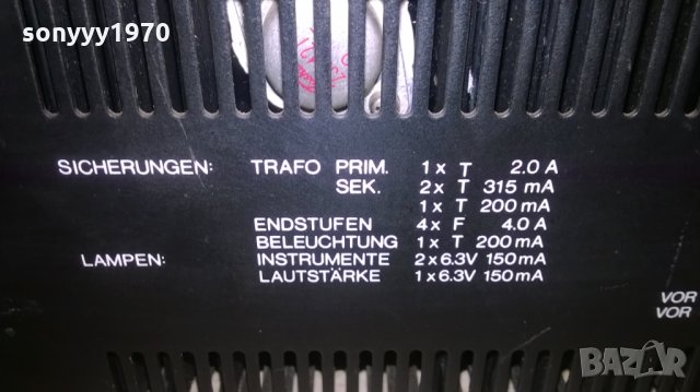 universum v2686 300w-GERMANY hifi amplifier-внос швеицария, снимка 16 - Ресийвъри, усилватели, смесителни пултове - 27396768