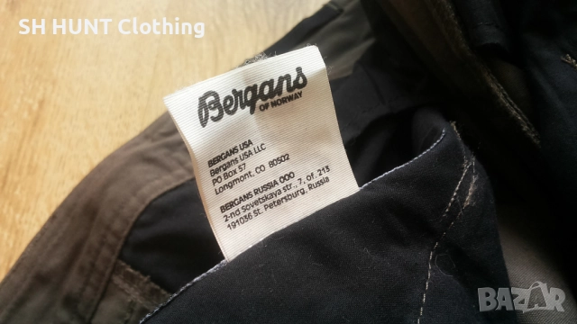 Bergans of NORWAY Trouser размер XL за лов панталон със здрава брезентова материя - 1626, снимка 17 - Екипировка - 52743248