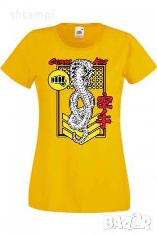 Дамска тениска Филм,Cobra kai 02,Игра,superhero,Изненада,Подарък,Повод,, снимка 9 - Тениски - 37727742