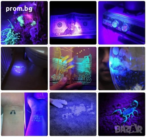 Висококачествен UV Фенер 5W 365nm с USB, Alonefire Professional, снимка 4 - Къмпинг осветление - 39679777