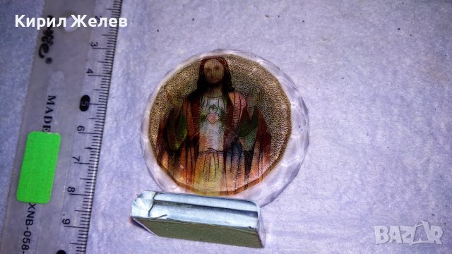 КРИСТАЛНА НАСТОЛНА ИКОНКА МНОГО КРАСИВА 34216, снимка 6 - Декорация за дома - 38883903