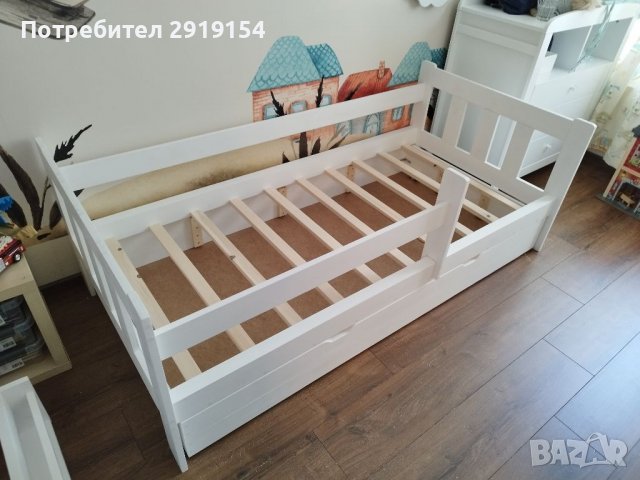 Детско легло с издърпващ се шкаф, снимка 4 - Мебели за детската стая - 39102973