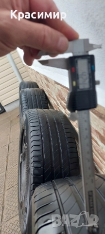 7j 16 ET 39 5×112  66.5 централен отвор  Джанти с гуми Michelin Primacy 4  205×60×16, снимка 10 - Гуми и джанти - 52366086