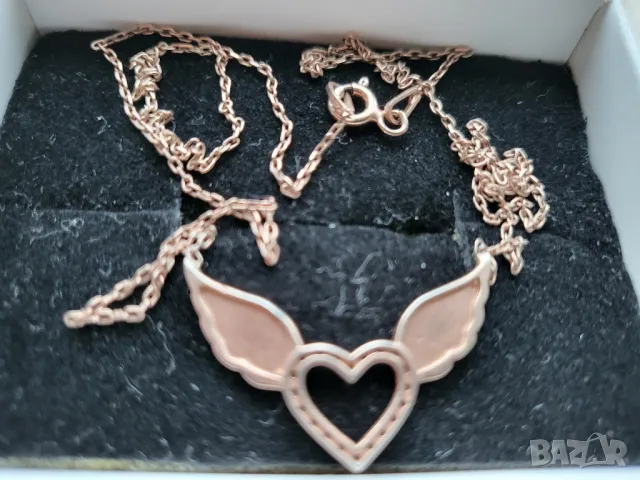 Сребърно колие, снимка 3 - Колиета, медальони, синджири - 49240721