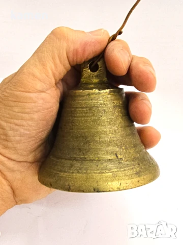 Малка масивна камбана, снимка 6 - Антикварни и старинни предмети - 51394688