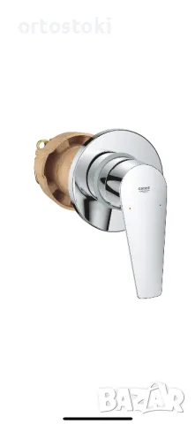 Смесител Grohe BauEdge 29040001, Стенен, За душ, За вграждане, Вътрешно и външно тяло, Хром, снимка 5 - ВИК - 47589778