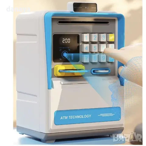 5569 Детска касичка сейф с парола електронен банкомат, снимка 3 - Други - 48445353