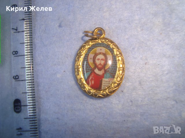 СТАРА ПОЗЛАТЕНА ПРАВОСЛАВНА ДВУСТРАННА ИКОНКА 27528